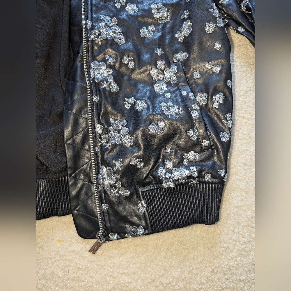 Michael Kors Black Winter Vintage Jacket Extra Small - Picture 8 of 9